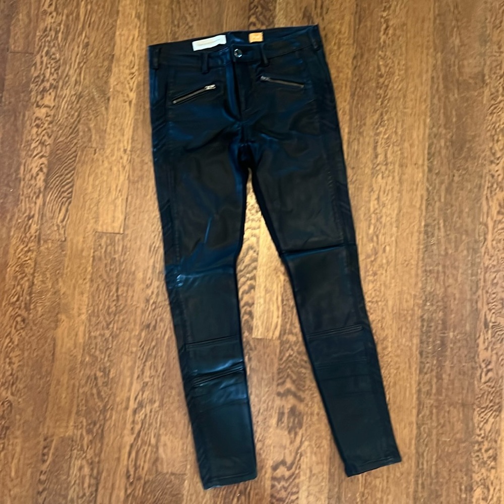 Pilcro and the letterpress Women’s Faux-Leather Pants